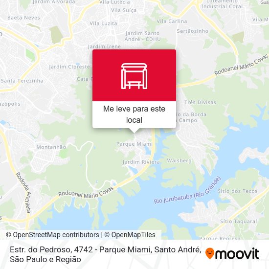 Estr. do Pedroso, 4742 - Parque Miami, Santo André mapa
