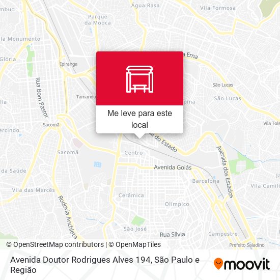 Avenida Doutor Rodrigues Alves 194 mapa