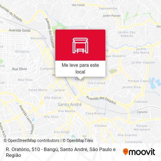R. Oratório, 510 - Bangú, Santo André mapa