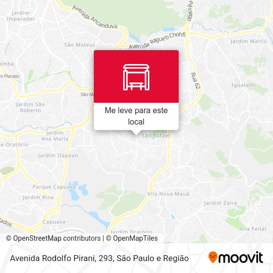 Avenida Rodolfo Pirani, 293 mapa