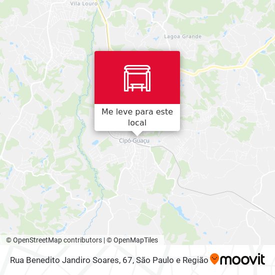 Rua Benedito Jandiro Soares, 67 mapa