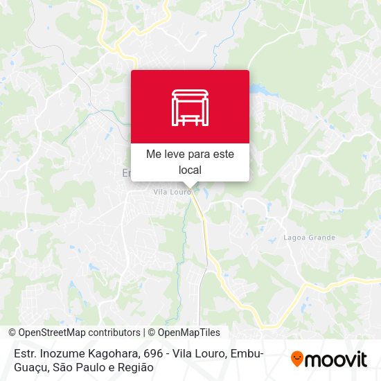 Estr. Inozume Kagohara, 696 - Vila Louro, Embu-Guaçu mapa