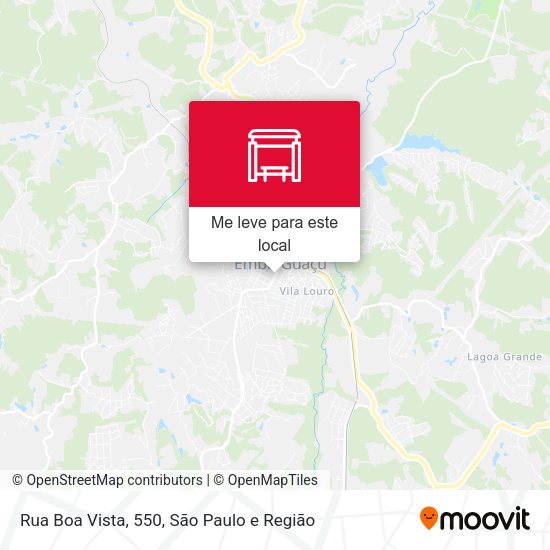 Rua Boa Vista, 550 mapa