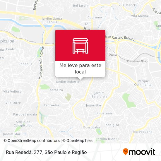 Rua Resedá, 277 mapa