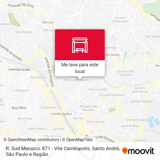 R. Sud Menucci, 871 - Vila Camilopolis, Santo André mapa
