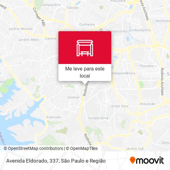 Avenida Eldorado, 337 mapa