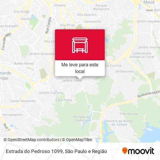 Estrada do Pedroso 1099 mapa