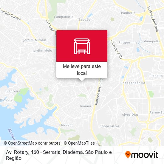 Av. Rotary, 460 - Serraria, Diadema mapa