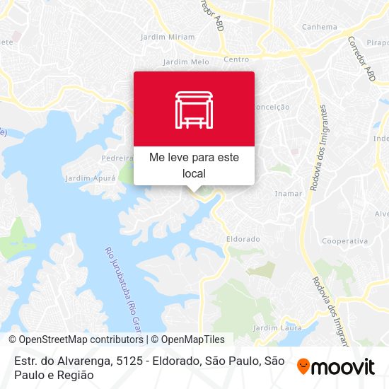 Estr. do Alvarenga, 5125 - Eldorado, São Paulo mapa