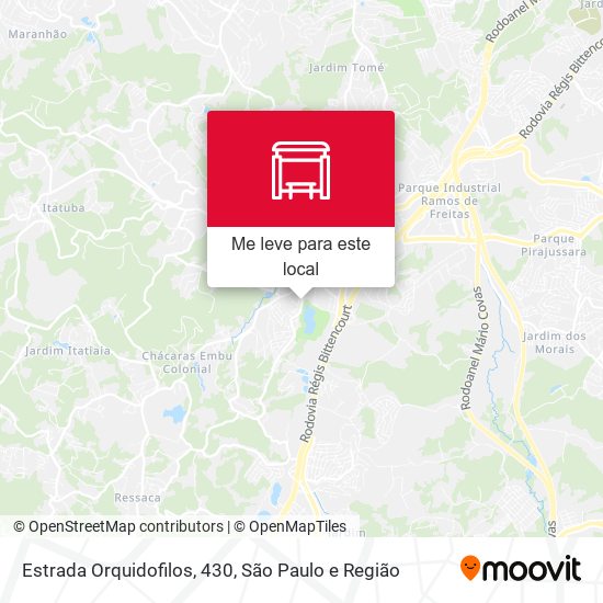 Estrada Orquidofilos, 430 mapa