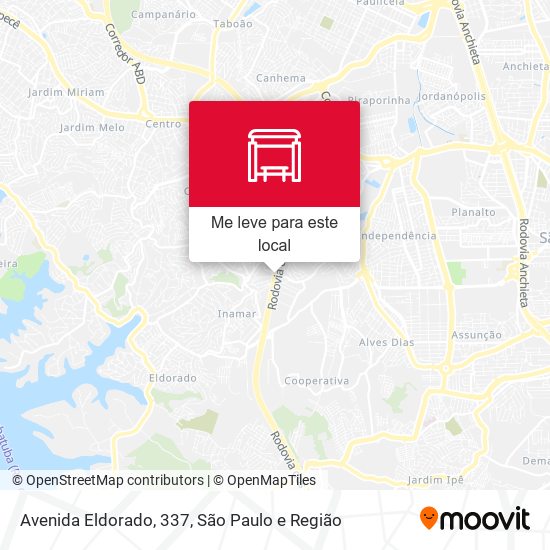 Avenida Eldorado, 337 mapa