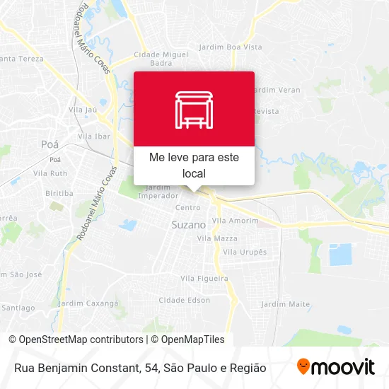 Rua Benjamin Constant, 54 mapa