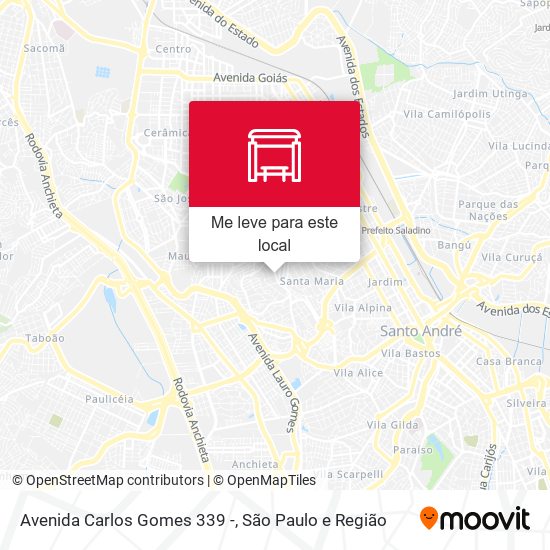 Avenida Carlos Gomes 339 - mapa
