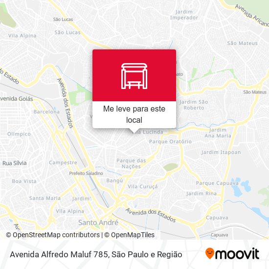 Avenida Alfredo Maluf 785 mapa