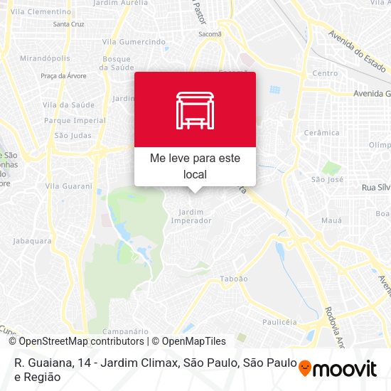 R. Guaiana, 14 - Jardim Climax, São Paulo mapa