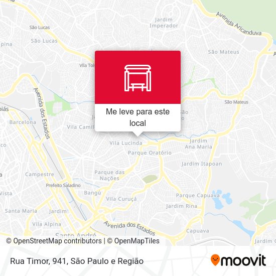 Rua Timor, 941 mapa