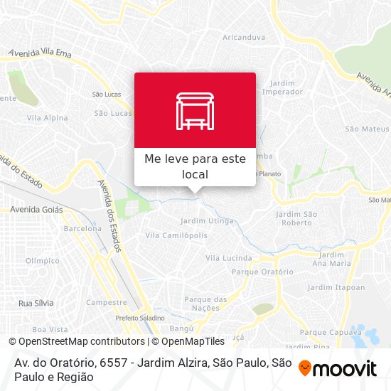 Av. do Oratório, 6557 - Jardim Alzira, São Paulo mapa