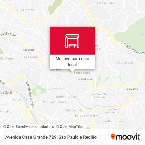 Avenida Casa Grande 729 mapa
