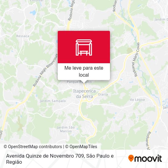 Avenida Quinze de Novembro 709 mapa