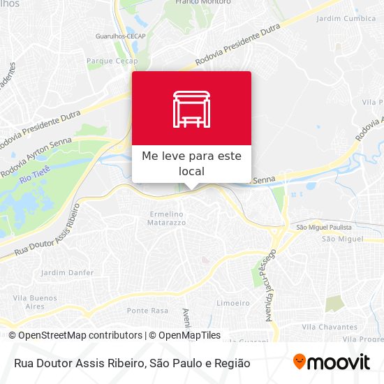 Rua Doutor Assis Ribeiro mapa