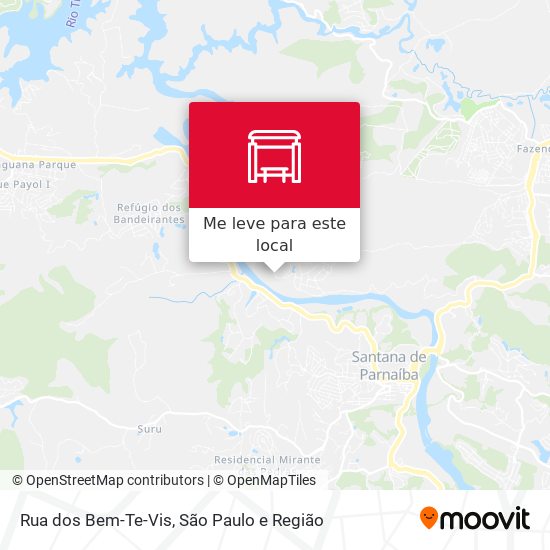 Rua dos Bem-Te-Vis mapa