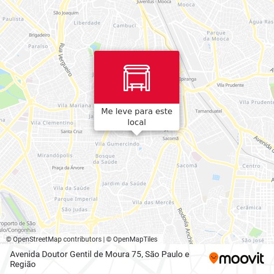 Avenida Doutor Gentil de Moura 75 mapa