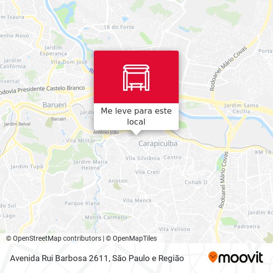 Avenida Rui Barbosa 2611 mapa