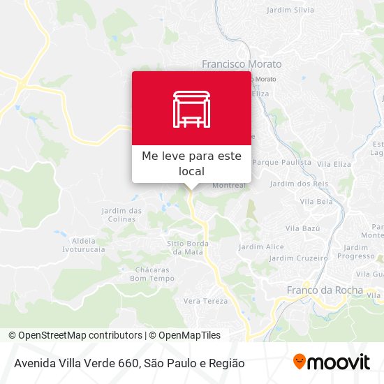 Avenida Villa Verde 660 mapa