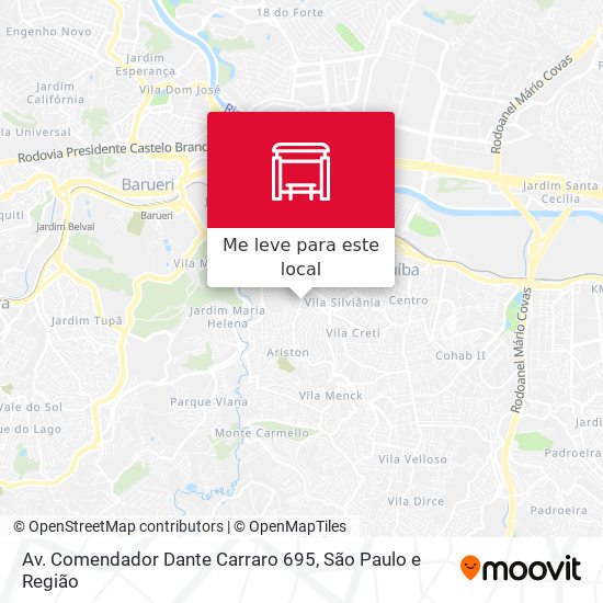 Av. Comendador Dante Carraro 695 mapa