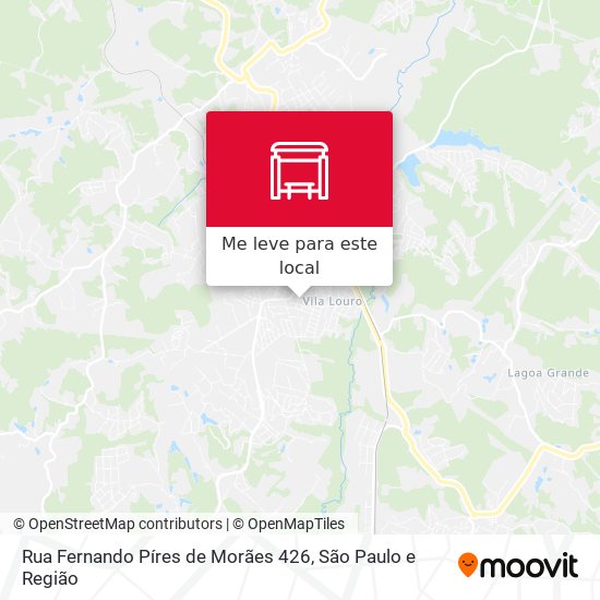 Rua Fernando Píres de Morães 426 mapa