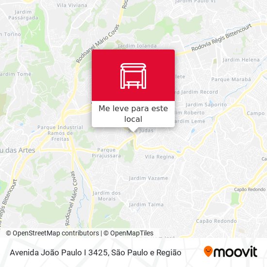 Avenida João Paulo I 3425 mapa