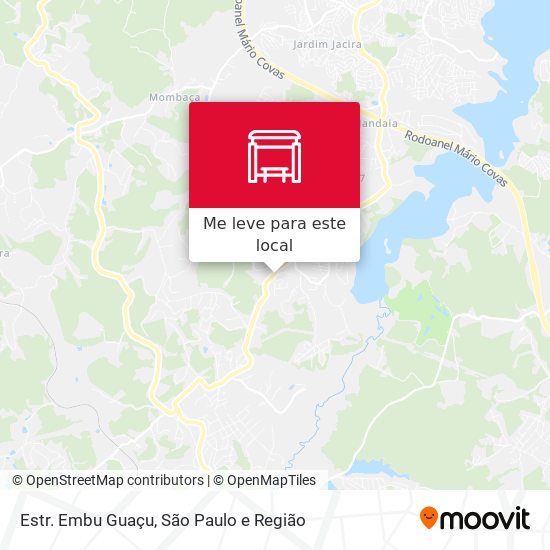 Estr. Embu Guaçu mapa