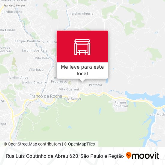 Rua Luís Coutinho de Abreu 620 mapa