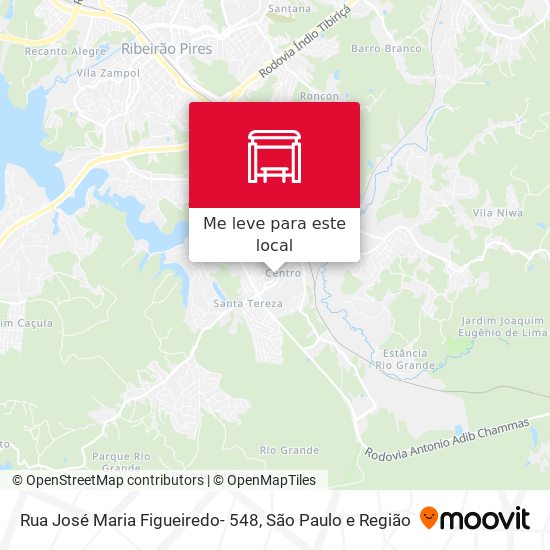 Rua José Maria Figueiredo- 548 mapa