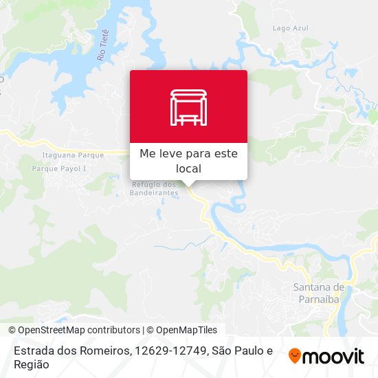 Estrada dos Romeiros, 12629-12749 mapa