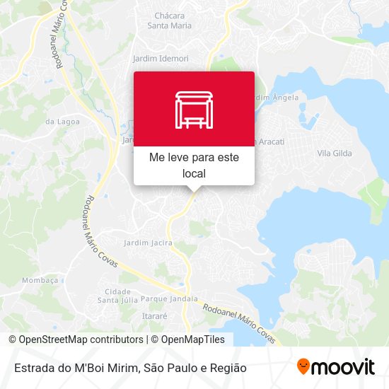 Estrada do M'Boi Mirim mapa