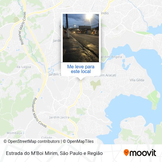 Estrada do M'Boi Mirim mapa