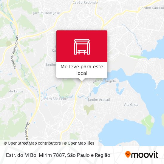 Estr. do M Boi Mirim 7887 mapa