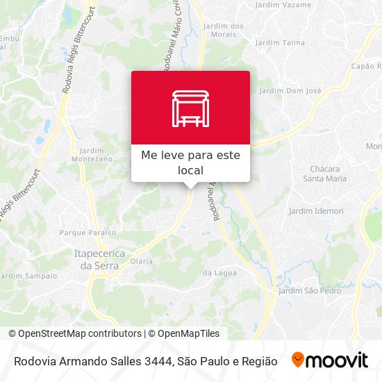 Rodovia Armando Salles 3444 mapa