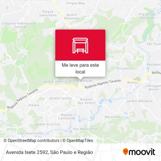 Avenida Isete 2592 mapa