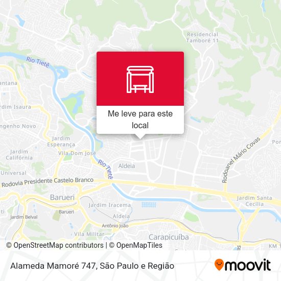 Alameda Mamoré 747 mapa