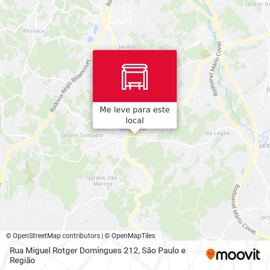 Rua Miguel Rotger Domingues 212 mapa