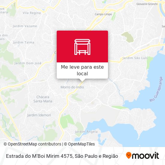 Estrada do M'Boi Mirim 4575 mapa