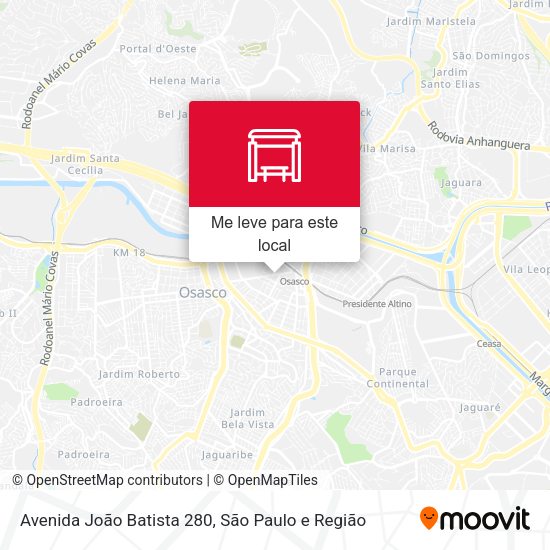 Avenida João Batista 280 mapa