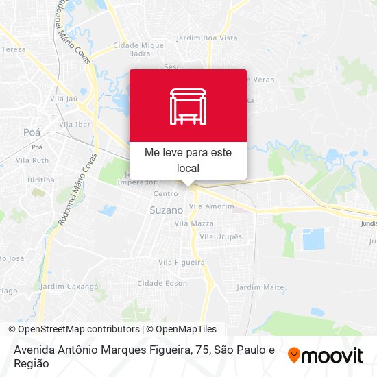 Avenida Antônio Marques Figueira, 75 mapa