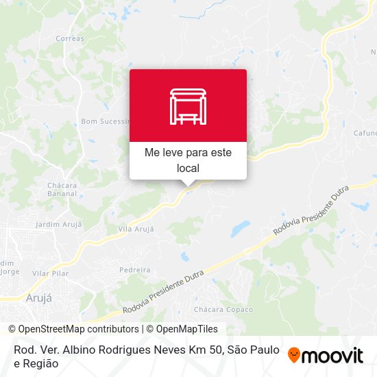 Rod. Ver. Albino Rodrigues Neves Km 50 mapa