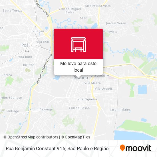 Rua Benjamin Constant 916 mapa