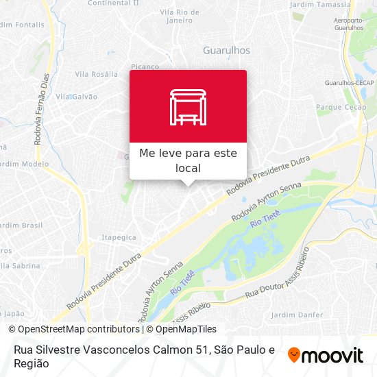 Rua Silvestre Vasconcelos Calmon 51 mapa