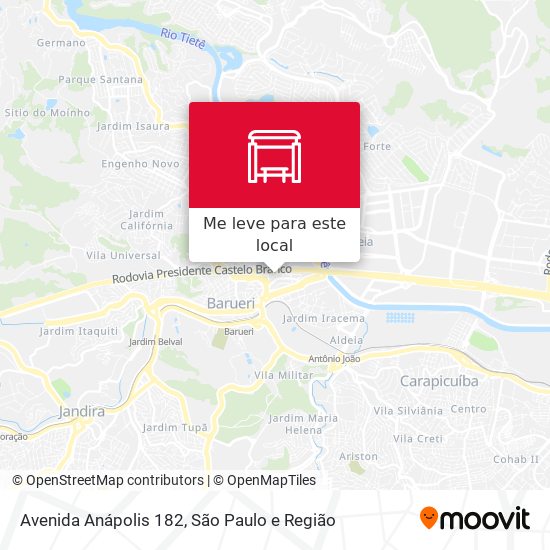 Avenida Anápolis 182 mapa