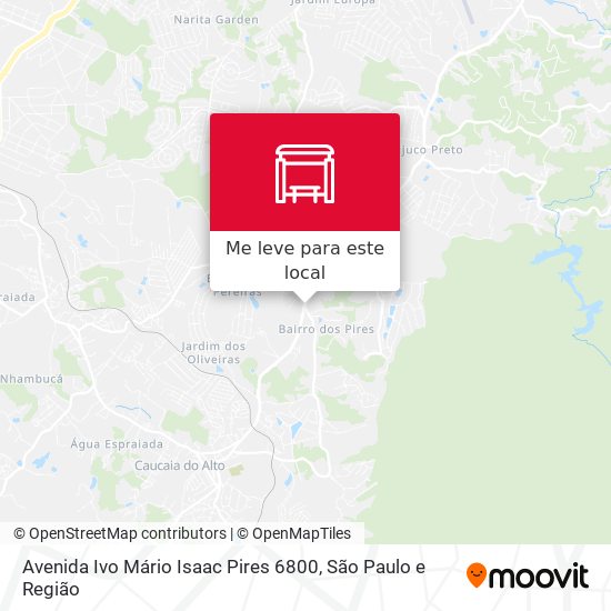 Avenida Ivo Mário Isaac Pires 6800 mapa